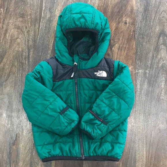 The North Face Other - The North Face Unisex Hooded Reversible Jacket, 18-24 months, Black & Green